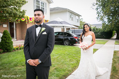 Indian groom about to see the bride for the first time before wedding ceremony Indian groom about to see the bride for the first time before wedding ceremony