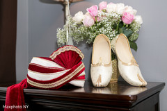 Beautiful red and white turban Beautiful red and white turban