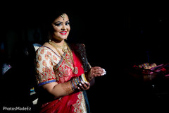 Beautiful indian bride getting ready. Beautiful indian bride getting ready.