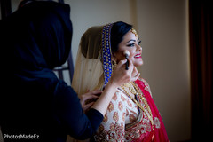 Maharani getting her makeup done. Maharani getting her makeup done.