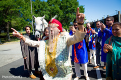 Fabulous baraat procession. Fabulous baraat procession.