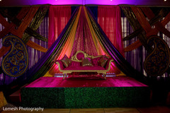 Vibrant sangeet stage. Vibrant sangeet stage.