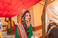 Indian bridesmaid at wedding ceremony Indian bridesmaid at wedding ceremony
