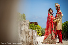 Cancun , Mexico indian wedding photo session.