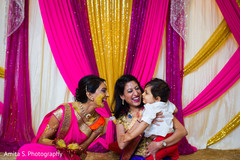 Bride enjoying with family Bride enjoying with family