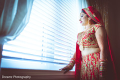 Rich red and gold lengha Rich red and gold lengha