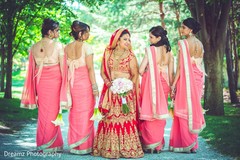 Maharani with her bridesmaids Maharani with her bridesmaids