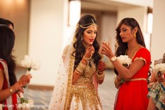 Maharani retouching her makeup Maharani retouching her makeup