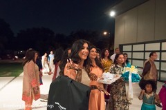 Indian wedding guests. Indian wedding guests.