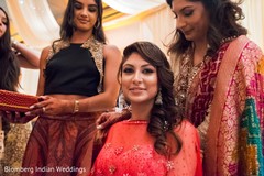 Indian pre-wedding celebration ritual. Indian pre-wedding celebration ritual.